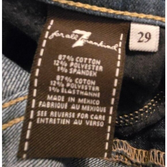 WB # 1061 WOMENS 8/10 SEVEN FOR ALL MANKIND - Picture 3 of 3